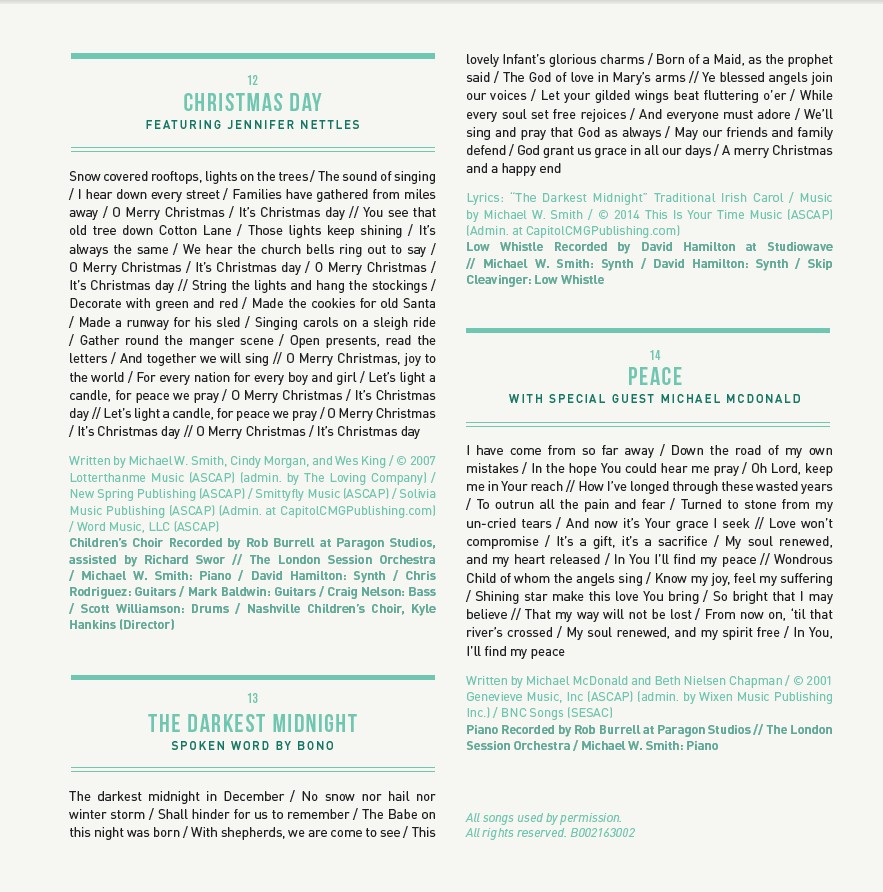 Michael W. Smith - The Spirit Of Christmas (CD)